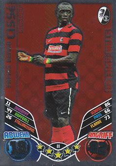 Papiss Cisse SC Freiburg 2011/12 Topps MA Bundesliga Star Spieler #89